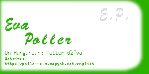 eva poller business card